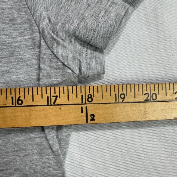 Hanes Nano-T Steel Gray T-Shirt Women’s Small Lightweight Cotton Blend - Picture 4 of 5